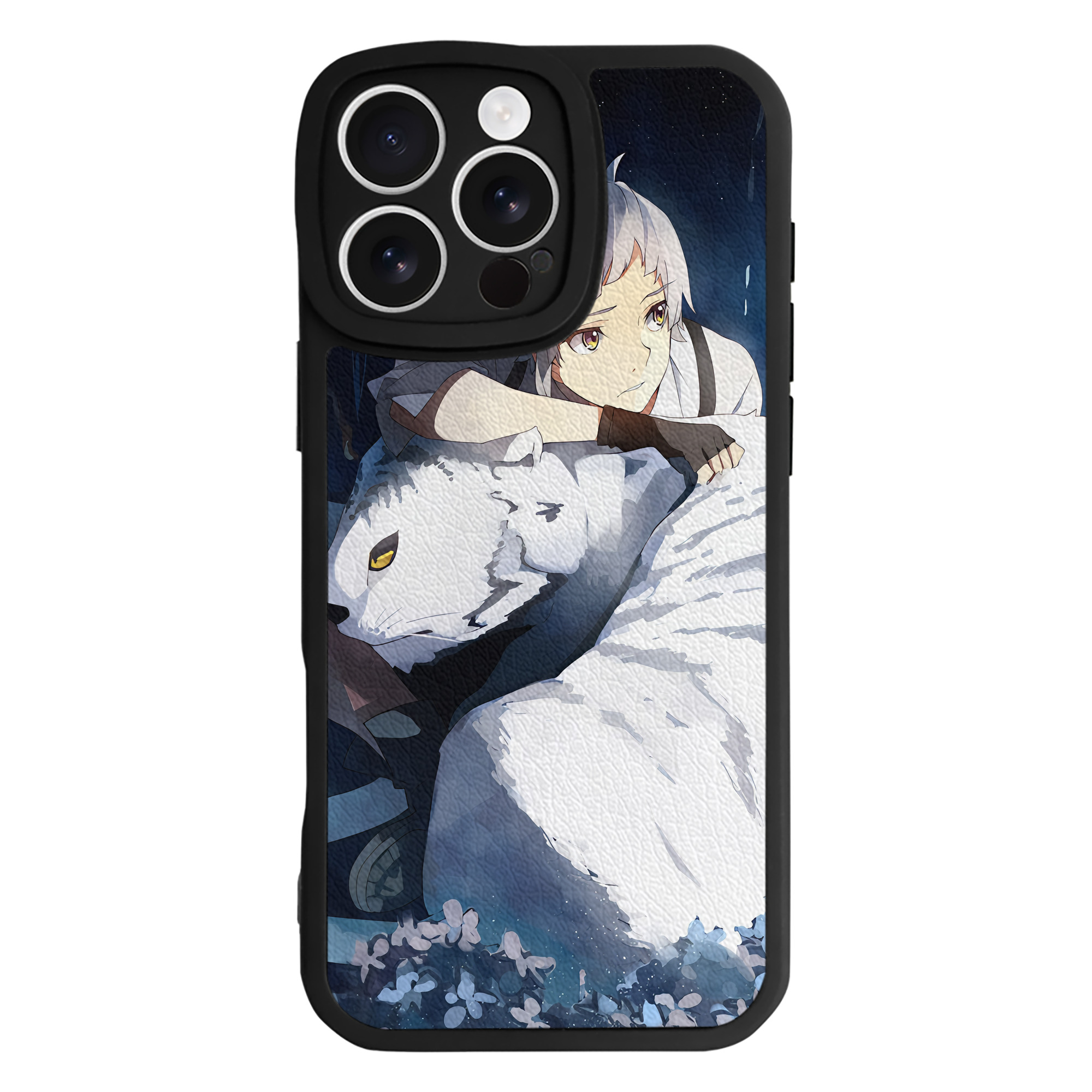 （画像用） 文豪ストレイドッグス Bungo Stray Dogs 【iPhone 16シリーズ対応】シリコンスマホケース（レザー調） 材質：シリコン